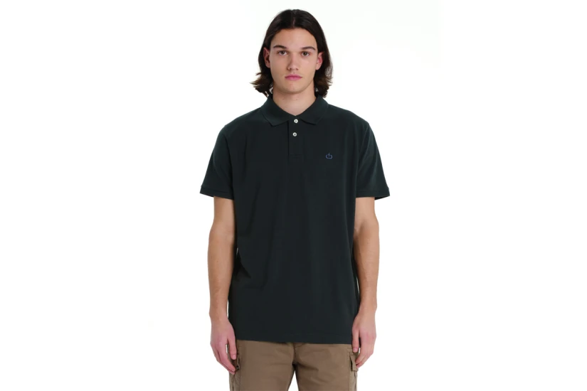 Emerson Ανδρικό Κοντομάνικο Polo T-Shirt Ανθρακί
