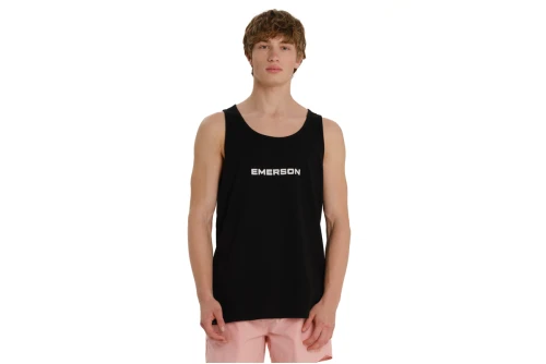 Emerson Logo Μπλούζα Αμάνικη Ανδρική (261.EM37.09 BLACK)