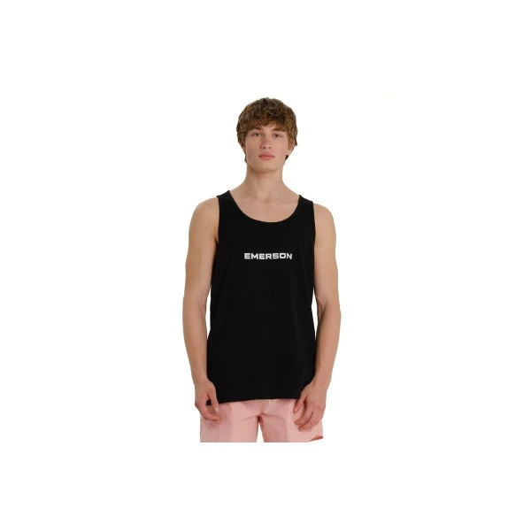 Emerson Logo Μπλούζα Αμάνικη Ανδρική (261.EM37.09 BLACK)