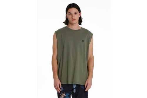 Emerson Logo Embroidery Μπλούζα Αμάνικη Ανδρική (261.EM37.125 OLIVE GREEN)