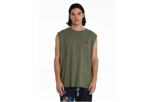 Emerson Logo Embroidery Μπλούζα Αμάνικη Ανδρική (261.EM37.125 OLIVE GREEN)