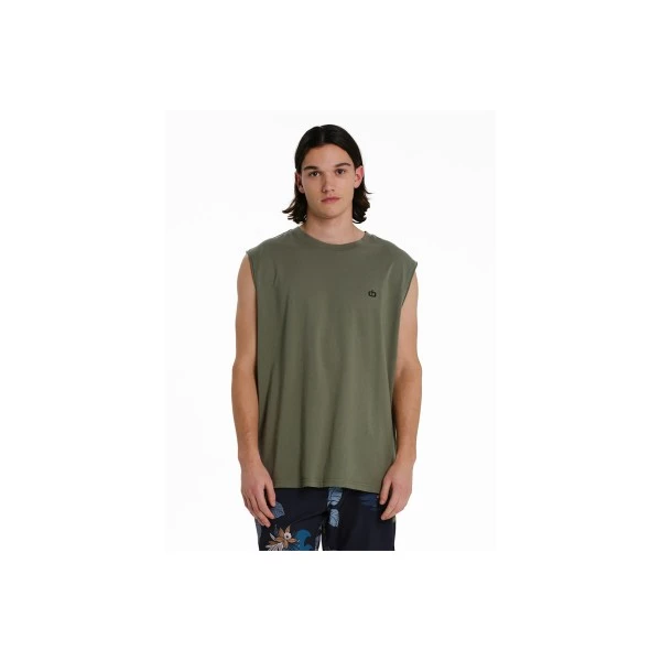 Emerson Logo Embroidery Μπλούζα Αμάνικη Ανδρική (261.EM37.125 OLIVE GREEN)