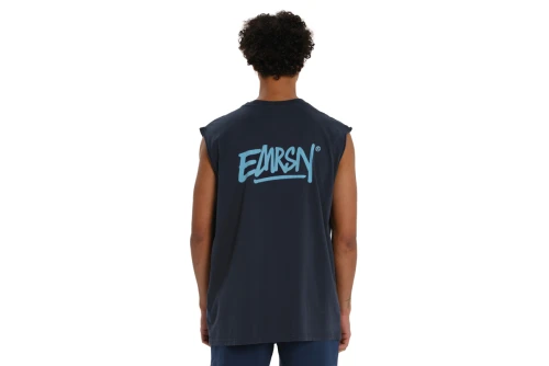 Emerson Graphic Μπλούζα Αμάνικη Ανδρική (261.EM37.24 DUSKY BLUE)