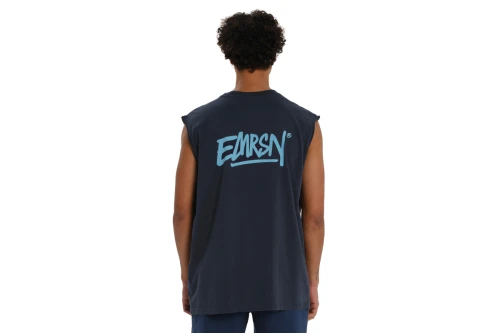 Emerson Graphic Μπλούζα Αμάνικη Ανδρική (261.EM37.24 DUSKY BLUE)