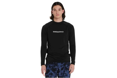 Emerson Rashguard Μακρυμάνικη Μπλούζα Uv Protection Ανδρική (261.EM56.03 BLACK)