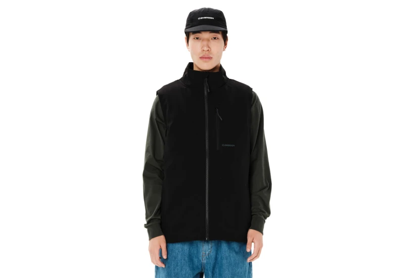 Emerson Vest Μπουφάν Αμάνικο Ανδρικό (262.EM10.14 BLACK)