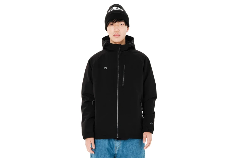Emerson Hooded Μπουφάν Αντιανεμικό Ανδρικό (262.EM10.16 BLACK)