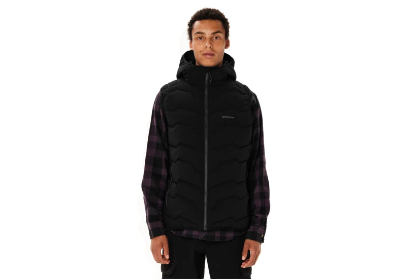 Emerson Hooded Puffer Μπουφάν Αμάνικο Ανδρικό (262.EM10.57 BLACK)