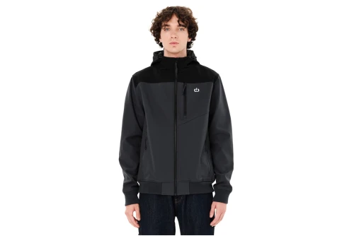Emerson Bonded Bomber Μπουφάν Αντιανεμικό Ανδρικό (262.EM11.37 D.GREY-BLACK)