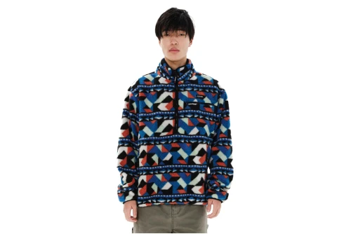 Emerson High-Pile Μπλούζα Fleece Με Φερμουάρ (262.EM280.105 PR626 BLUE-ORANG)