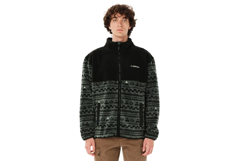 Emerson Ζακέτα Fleece Ανδρική (262.EM29.156 PR630 FOREST GREE)