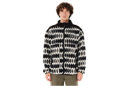 Emerson High-Pile Ζακέτα Fleece Ανδρική (262.EM290.156 PR613 OFF WHITE)