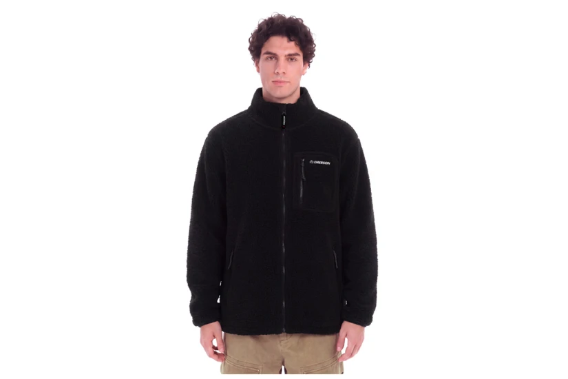Emerson High-Pile Ζακέτα Fleece Ανδρική (262.EM290.27 BLACK)