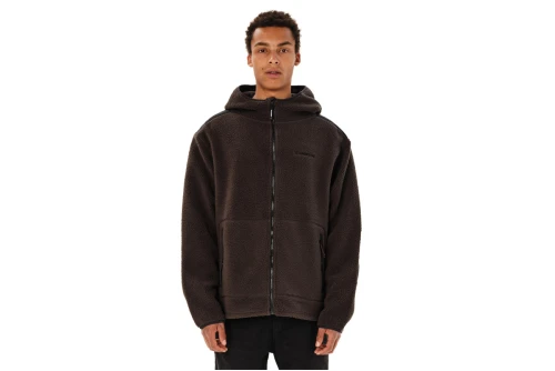 Emerson Hooded High-Pile Ζακέτα Fleece Ανδρική (262.EM290.43 COFFEE BROWN)