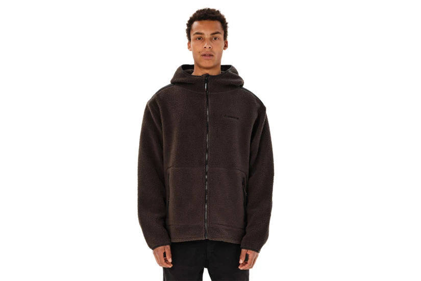 Emerson Hooded High-Pile Ζακέτα Fleece Ανδρική (262.EM290.43 COFFEE BROWN)