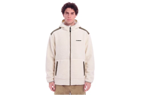Emerson Hooded High-Pile Ζακέτα Fleece Ανδρική (262.EM290.43 OFF WHITE)