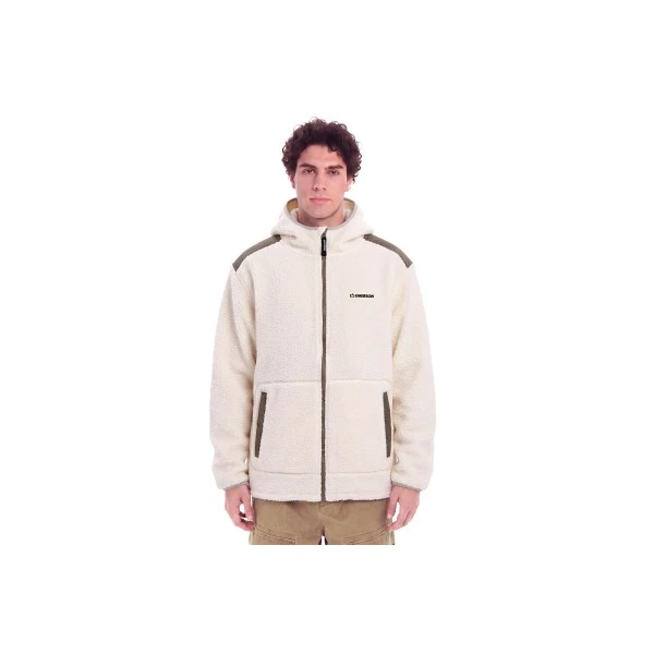 Emerson Hooded High-Pile Ζακέτα Fleece Ανδρική (262.EM290.43 OFF WHITE)