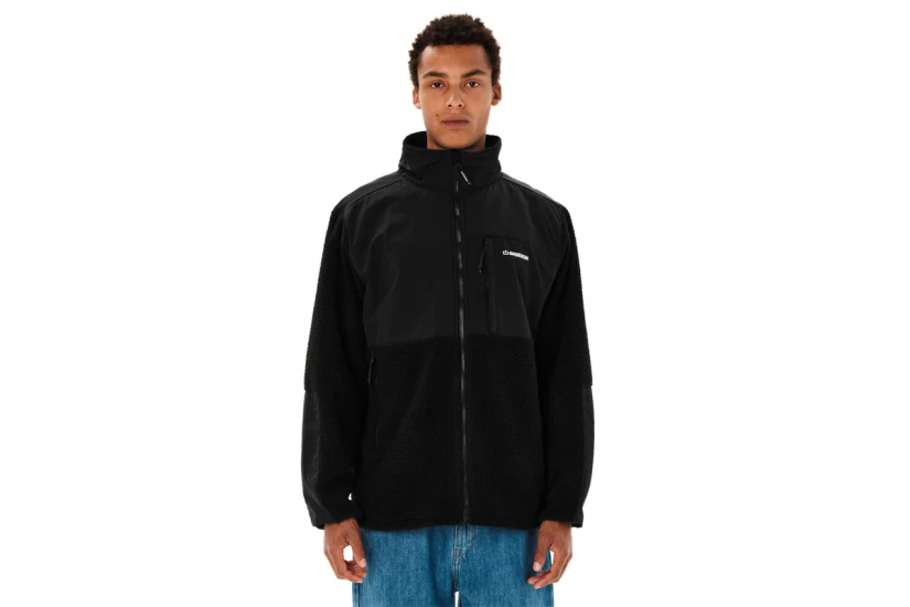 Emerson High Pile Ζακέτα Fleece Ανδρική (262.EM290.51 BLACK)