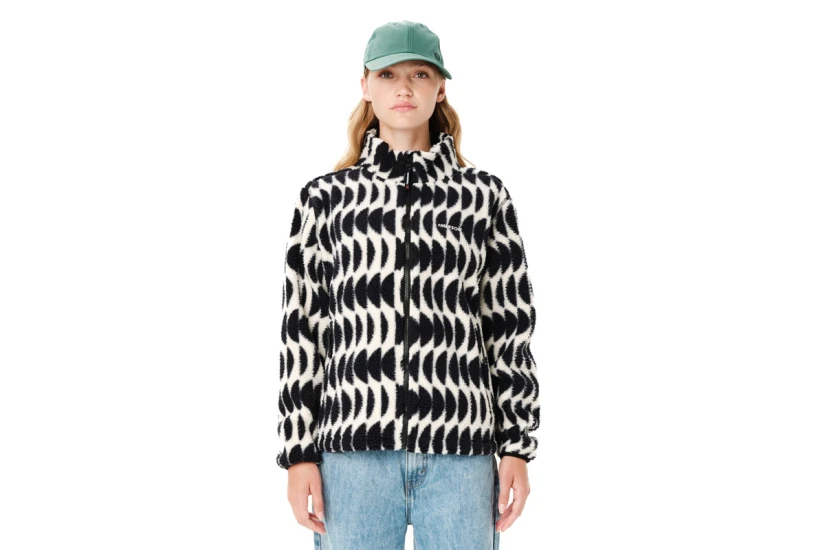 Emerson High Pile Ζακέτα Fleece Γυναικεία (262.EW290.160 PR613 OFF WHITE)
