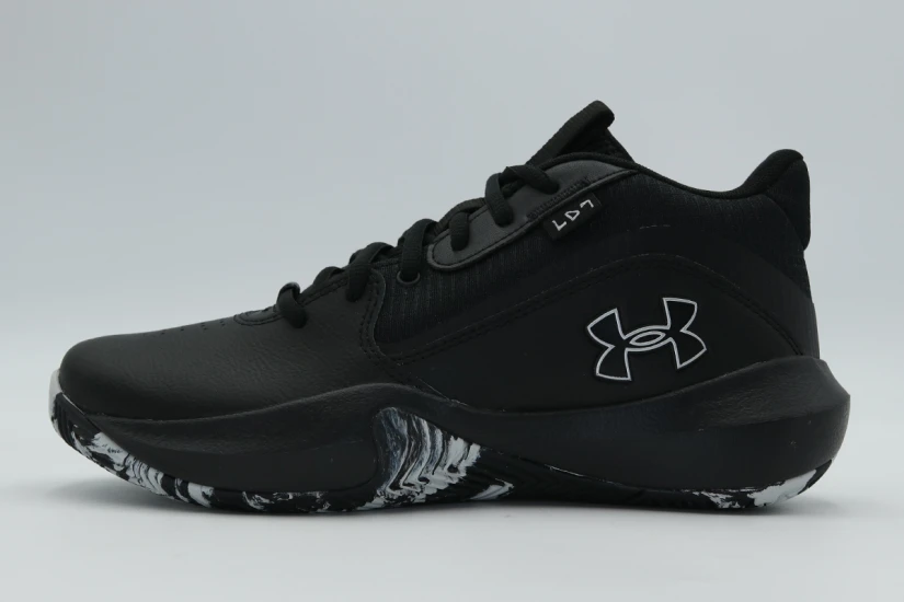 Under Armour Lockdown 7 Μπασκετικά Παπούτσια Μαύρα
