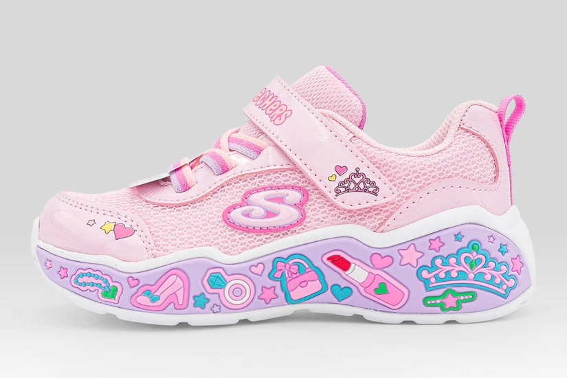 Skechers Play Scene Fun Squad Βρεφικά Sneakers Ροζ, Διάφορα Χρώματα