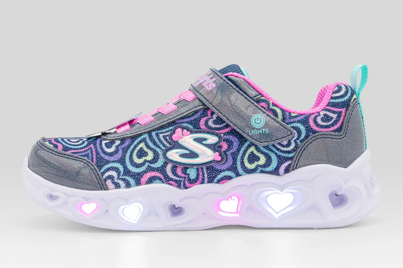 Skechers Heart Lights - Boogie Love Παιδικά Sneakers Πολύχρωμα