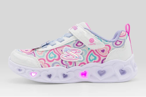 Skechers Heart Lights - Boogie Love Sneakers (303257L-WMLT)