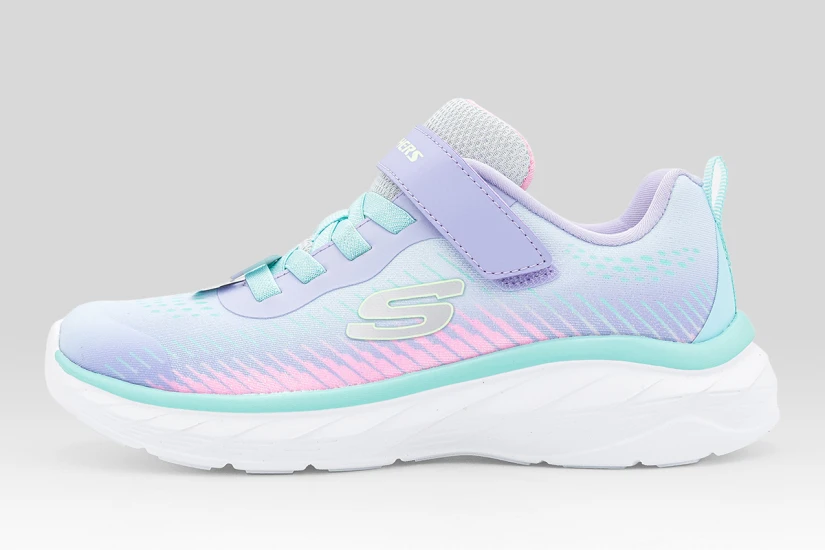 Skechers Boundless Color Blitz Παιδικά Sneakers Λευκά, Μωβ