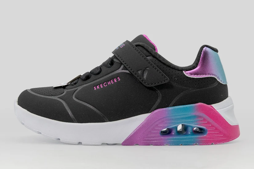 Skechers Uno Lite 2.0 Vivid Metallic Παιδικά Sneakers Πολύχρωμα