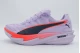 Puma Deviate Nitro Elite 4 Ανδρικά Αθλητικά Παπούτσια για Τρέξιμο Λιλά, Κοραλλί, Μαύρα