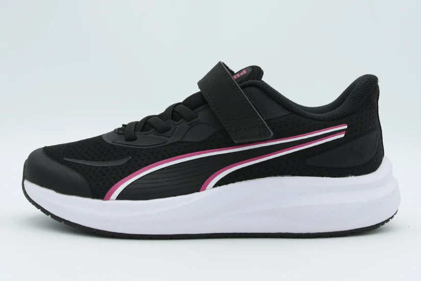 Puma Skyrocket 2 Παιδικά Sneakers Μαύρα, Φούξια, Λευκά