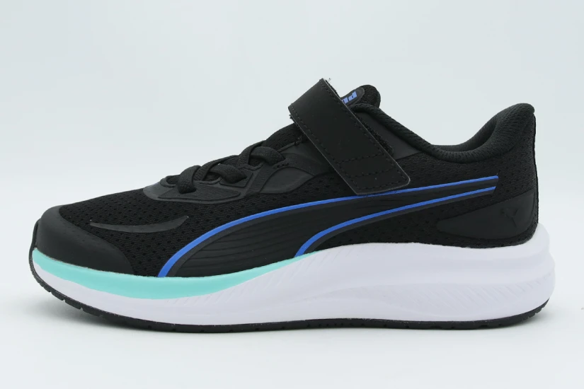 Puma Skyrocket 2 Παιδικά Sneakers Μαύρα, Τυρκουάζ, Μπλε, Λευκά