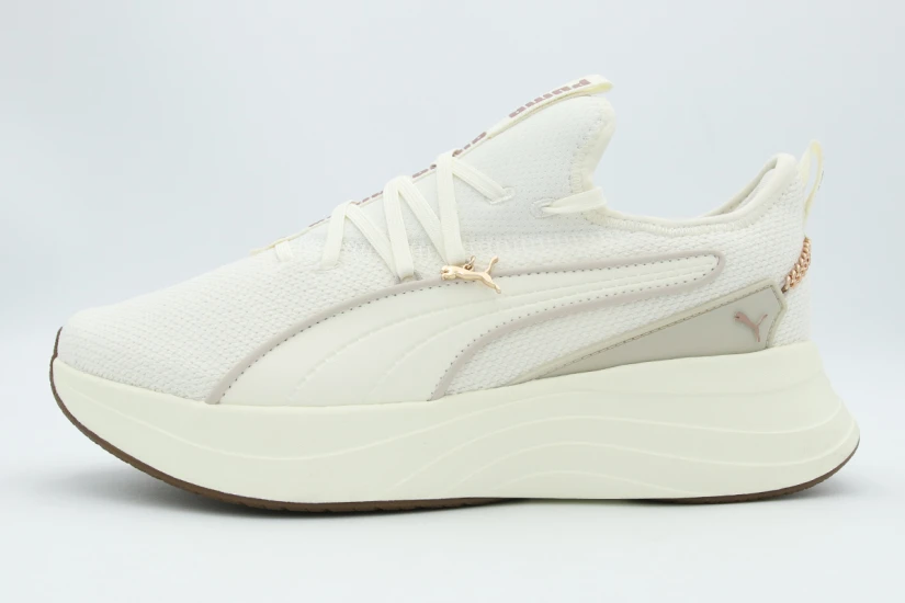 Puma Softride Sabrina Γυναικεία Sneakers Εκρού, Μπεζ, Χρυσά