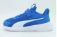 Puma Flyer 4 Βρεφικά Αθλητικά Παπούτσια για Τρέξιμο Μπλε, Κίτρινο Φλούο, Γκρι Ανοιχτό, Λευκό