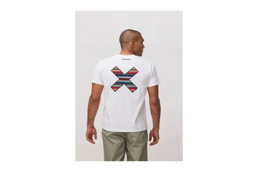 Blue Banana White Classic Ανδρικό Κοντομάνικο T-Shirt Λευκό