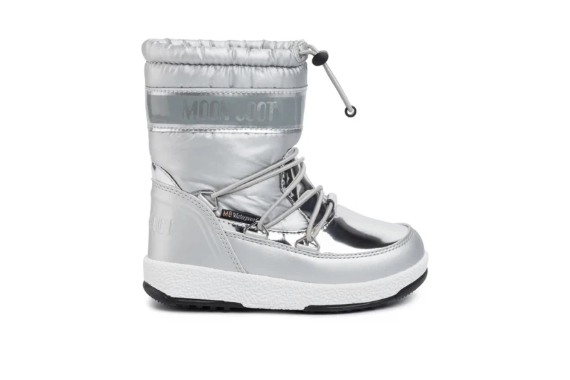 Moon Boot Γυναικείες Μπότες Χιονιού Ασημί