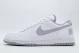 Nike Big Low Ανδρικά Sneakers Λευκά, Γκρι
