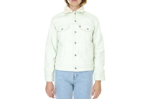 Levi's Ex-Boyfriend Corduroy Sherpa Μπουφάν Τζιν Γυναικείο (361370059)