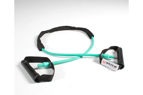 Real-Motion Λάστιχο Με Λαβές - Resistance Tube Medium - Green (362 49663)