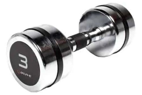 Real-Motion Αλτήρες Χρωμίου - Chromed Dumbbells 3Kg (362 49942)