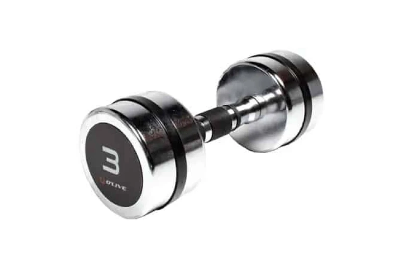 Real-Motion Αλτήρες Χρωμίου - Chromed Dumbbells 3Kg (362 49942)