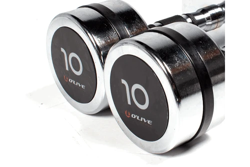 Real-Motion Αλτήρες Χρωμίου - Chromed Dumbbells 9Kg (362 49946)