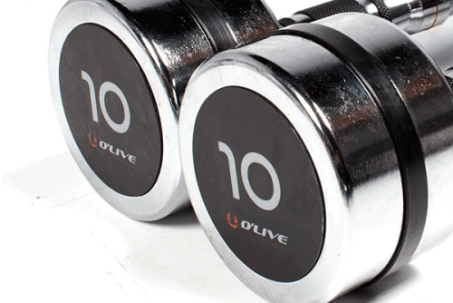 Real-Motion Αλτήρες Χρωμίου - Chromed Dumbbells 9Kg (362 49946)