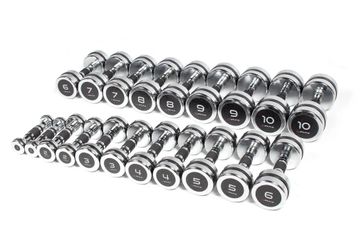 Real-Motion Αλτήρες Χρωμίου - Chromed Dumbbells 5Kg (362 49948)