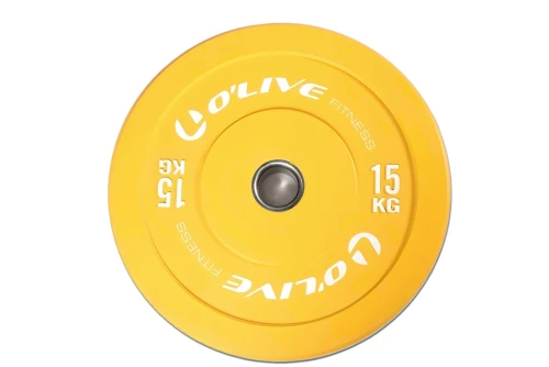 Real-Motion Ολυμπιακοί Δίσκοι Βαρών - Bumper Olympic Plates | Color 15Kg (362 50428)