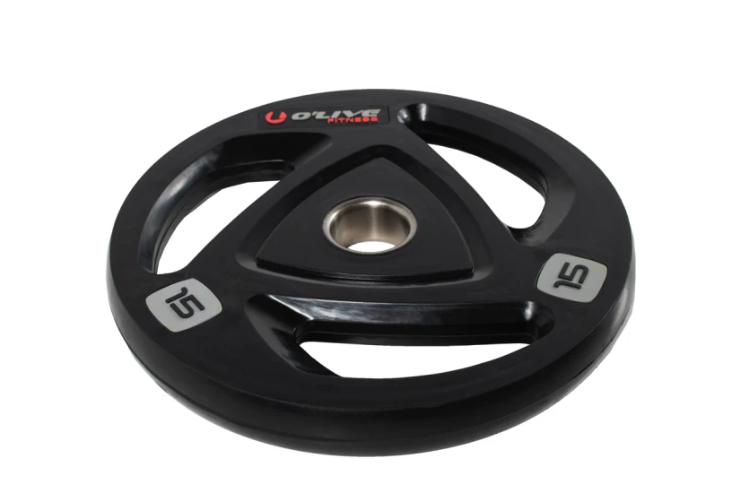 Real-Motion Ολυμπιακοί Δίσκοι - Olympic Rubber Weight Plates 15Kg (362 54952)