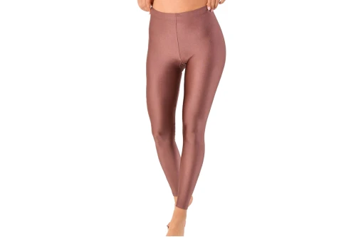 Pcp Jacqueline Γυαλιστερό Κολάν Μακρύ Γυναικείο (390110003-PLUM)