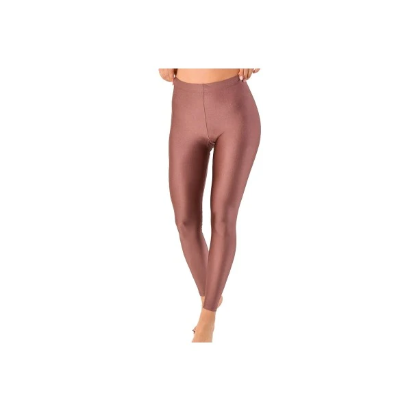 Pcp Jacqueline Γυαλιστερό Κολάν Μακρύ Γυναικείο (390110003-PLUM)