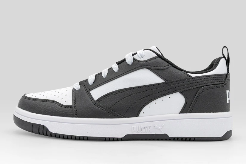 Puma Rebound V6 Low Sneakers Λευκά, Μαύρα