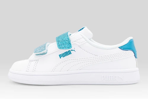 Puma Smash 3.0 L Glitter Velcro V Sneakers (395610 08)